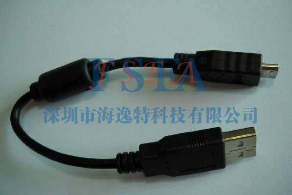 MINI HDMI 对USB A型高清音视频I连接线