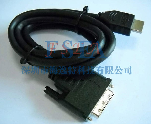 DVI转HDMI 电脑高清连接线1080P